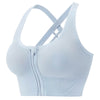 Magic Front Zip Crossback Sports Bra | High - Impact Support & Breathable Comfort - Magic Bra