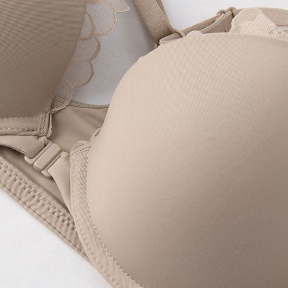 Magic Lace Trim Front Closure Push - Up Bra - Magic Bra