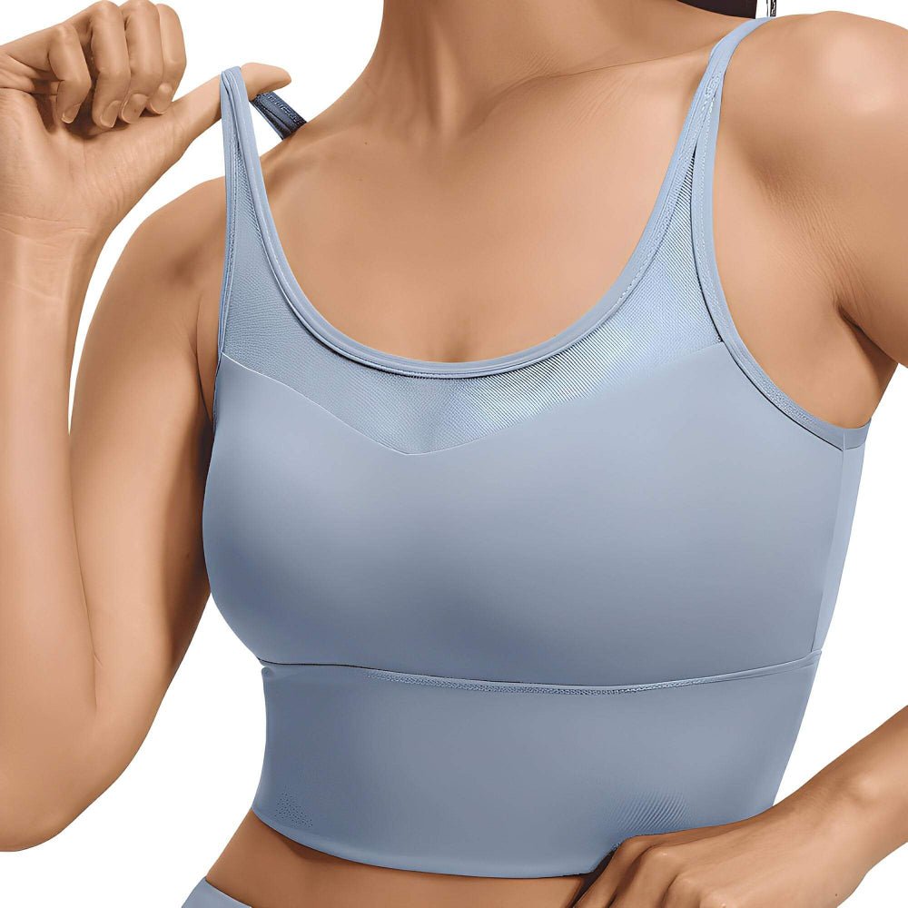 Magic Mesh Back Support Sports Bra | Seamless Comfort & Maximum Flexibility - Magic Bra
