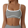 Scoop Neck Gepolsterter Sport-BH | Atmungsaktive Herausnehmbare Pads