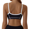 Scoop Neck Gepolsterter Sport-BH | Atmungsaktive Herausnehmbare Pads