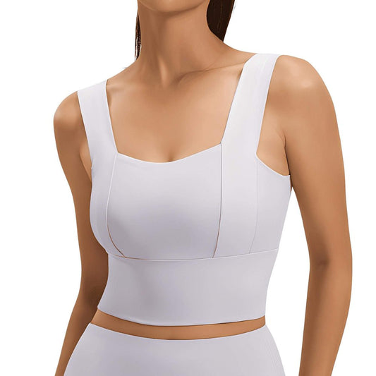 Magic Square Neck Sports Bra | Breathable Activewear with Wide Straps - Magic Bra