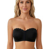 Magic Strapless Seamless Front Closure Push Up Bra - Magic Bra