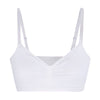 Gerafft Atmungsaktiv Bügellos Bralette