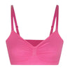 Gerafft Atmungsaktiv Bügellos Bralette
