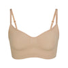 Gerafft Atmungsaktiv Bügellos Bralette