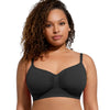 Gerafft Atmungsaktiv Bügellos Bralette