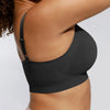 Gerafft Atmungsaktiv Bügellos Bralette